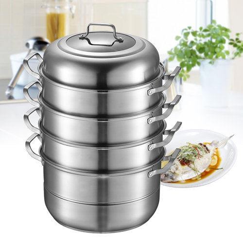 saucepan sets with steamer
